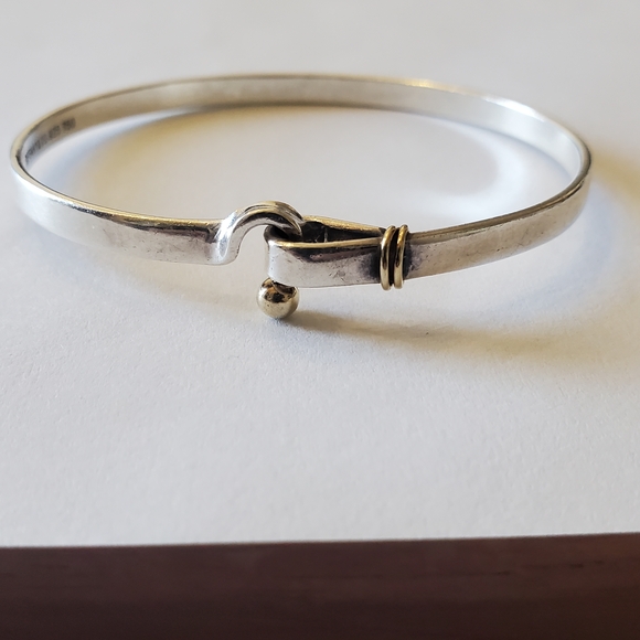 Tiffany & Co. Jewelry - Tiffany & Co. Hook & Eye Silver and 18K Gold Bracelet - Retired